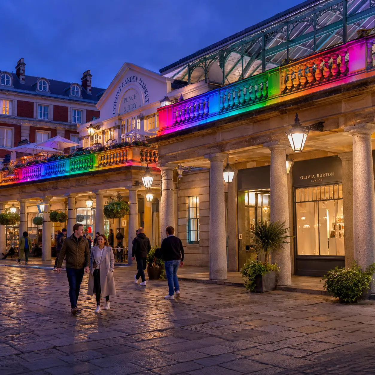 Covent Garden Piazza and market building